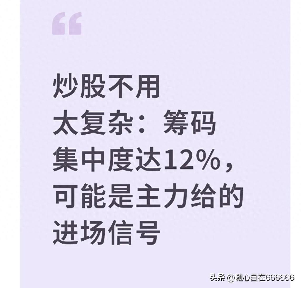 筹码集中度12%_低位筹码集中度判断_股票筹码集中好还是分散好
