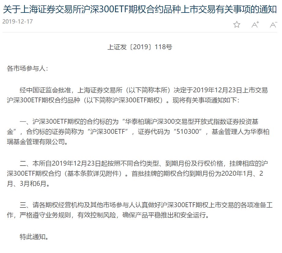 合约基本条款分析_沪深300ETF期权上市交易通知_股票t0哪个交易所