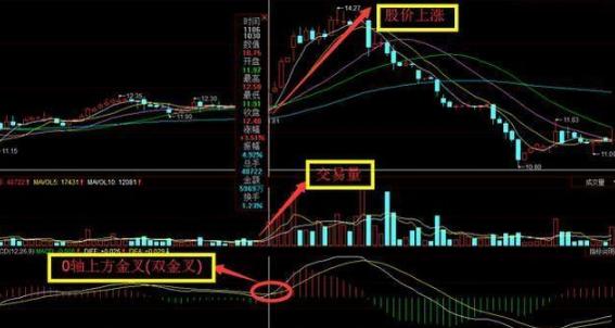 股票量柱图片_MACD指标详解_MACD金叉死叉应用