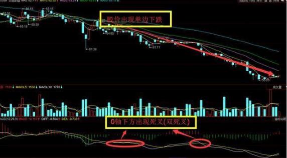 MACD指标详解_MACD金叉死叉应用_股票量柱图片
