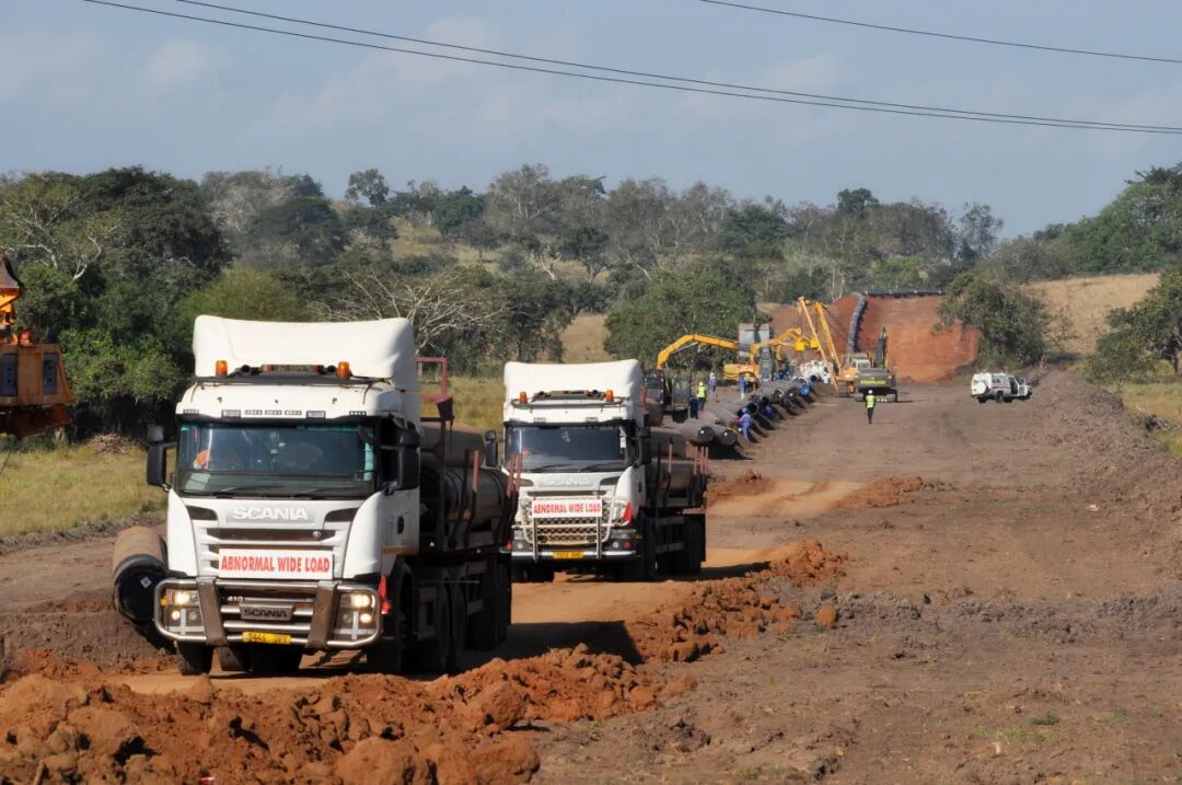 原油长输站_18米超长管材调运组织_东非原油外输管道项目