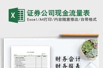 20xx年证券公司现金流量表